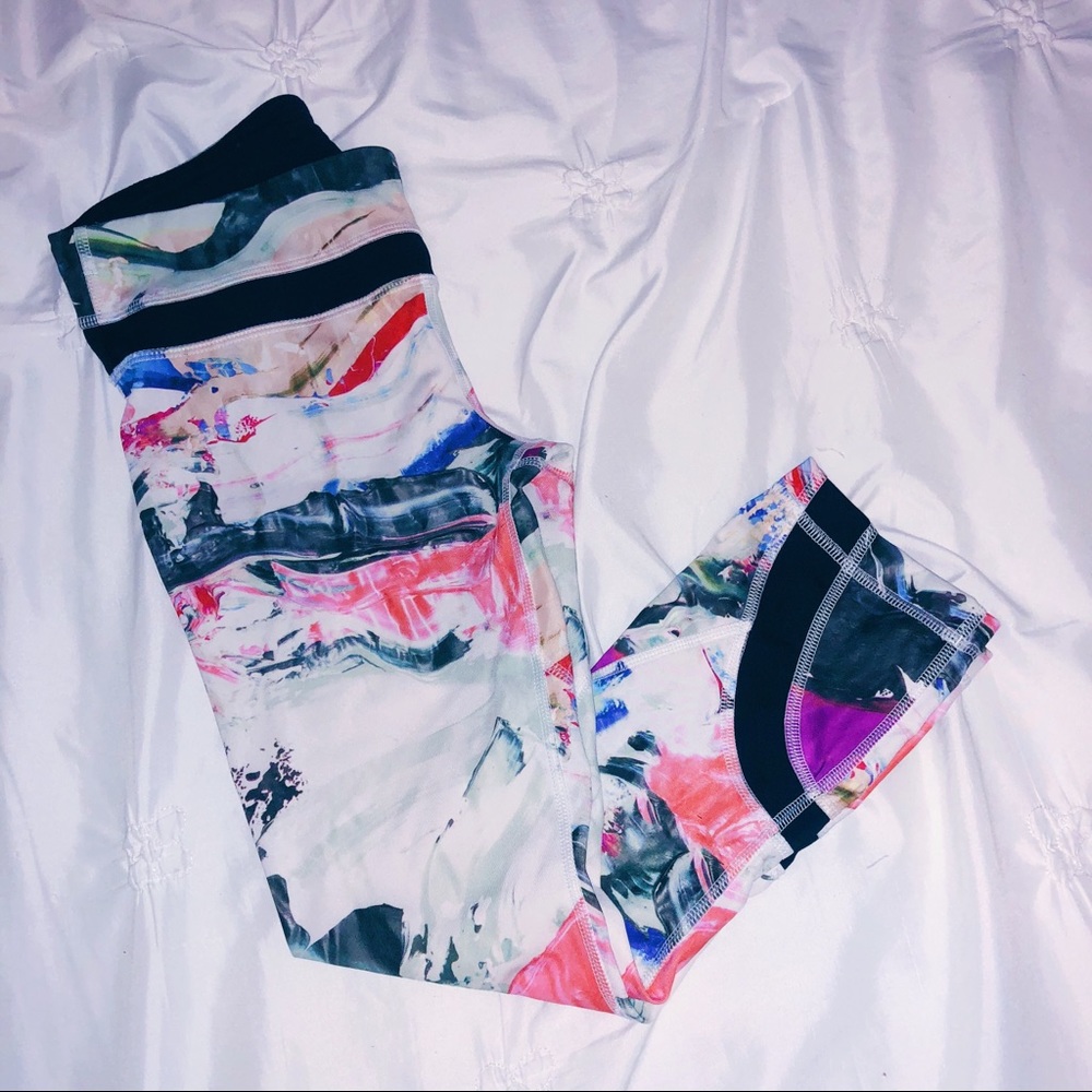 Lululemon Multicolor Marble Leggings